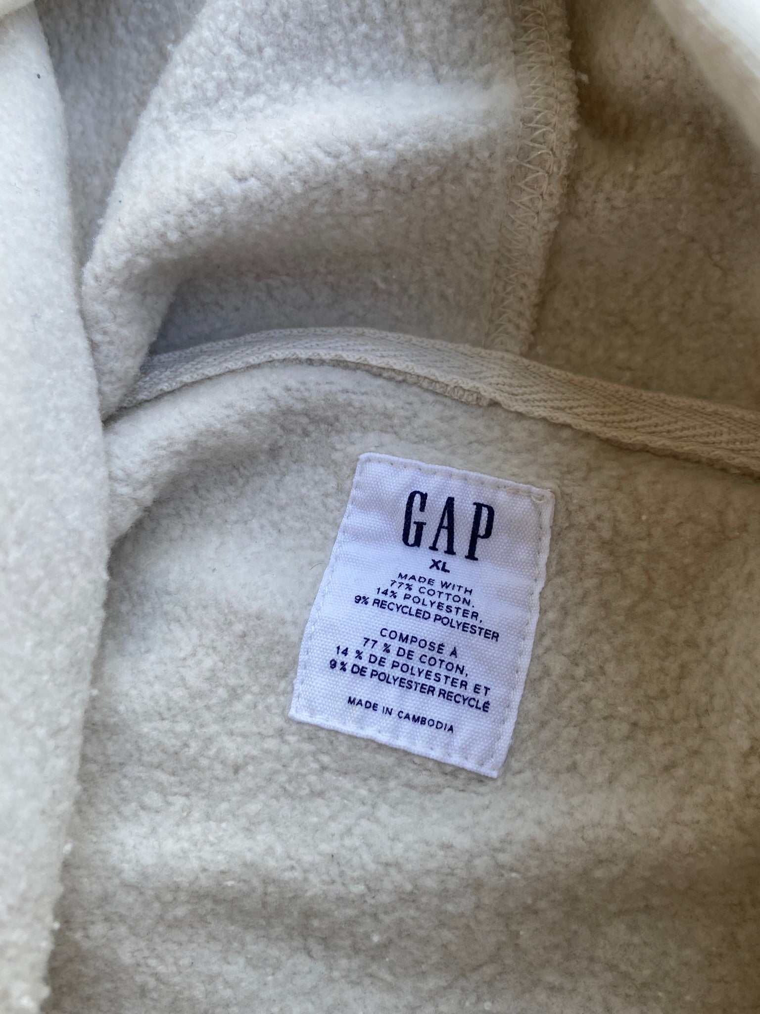 Bluza Gap Kremowa "XL"
