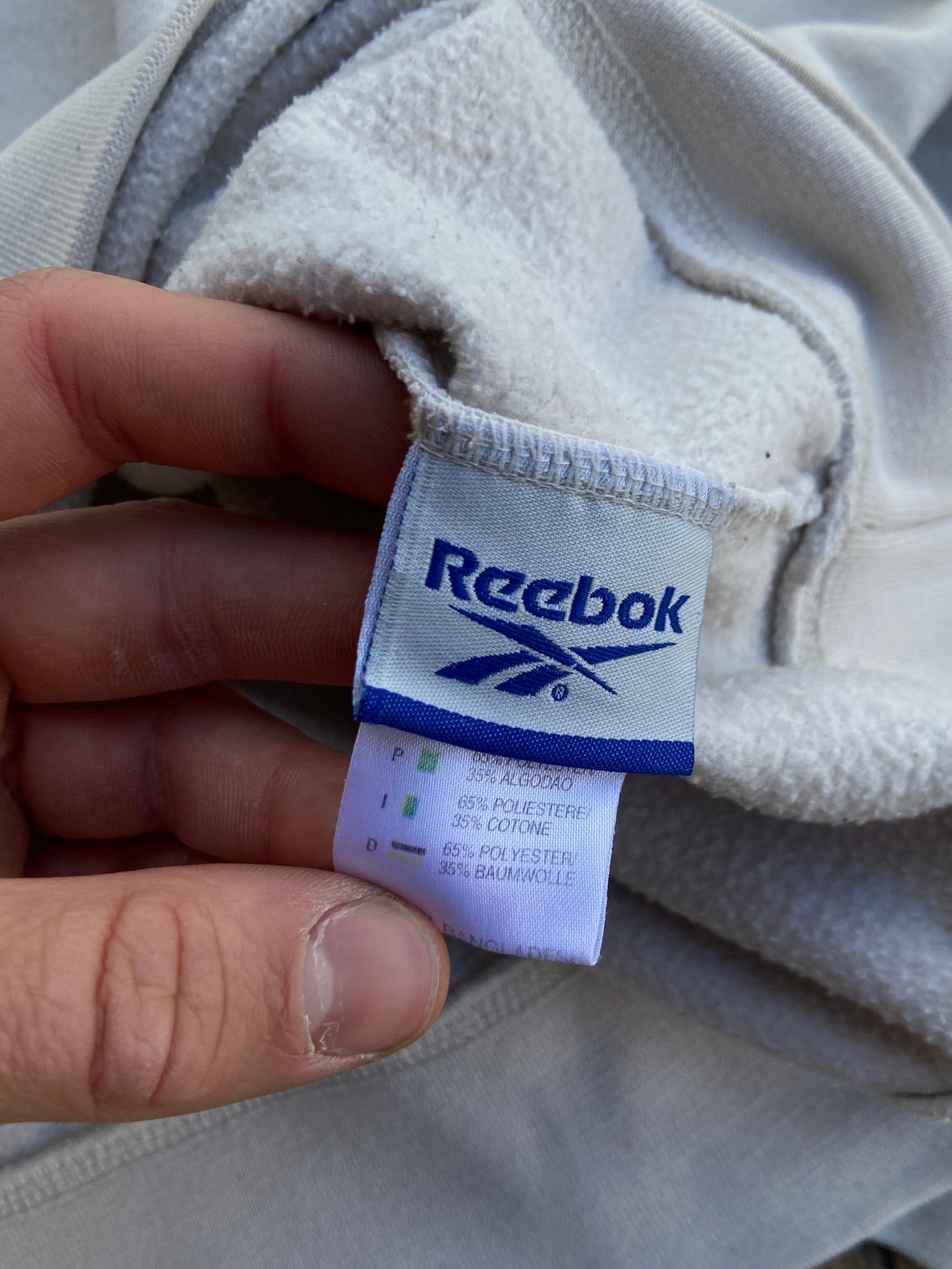 Bluza Reebok Kremowa Vintage "S"