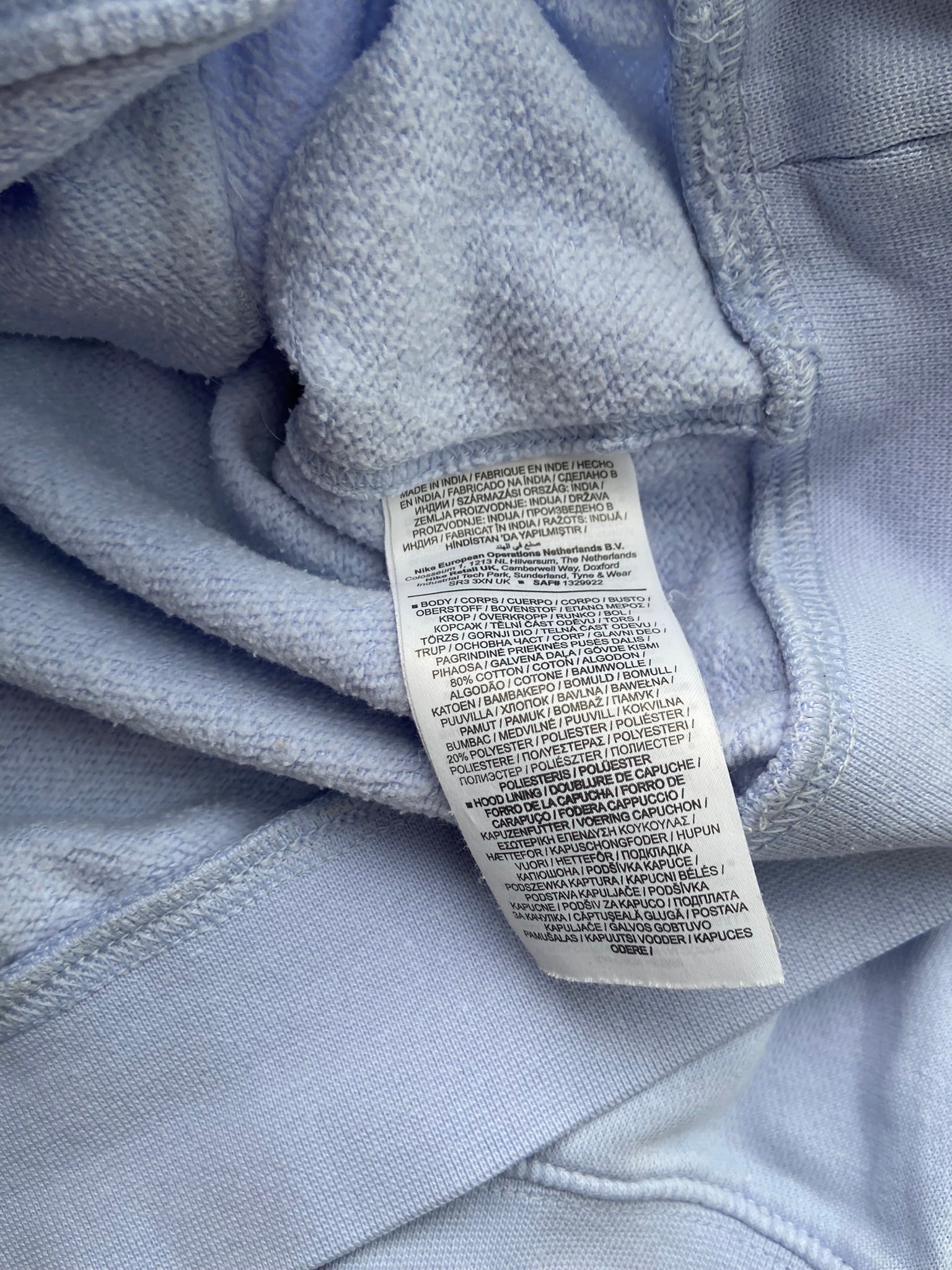 Bluza Nike Basic Błękitna "M"