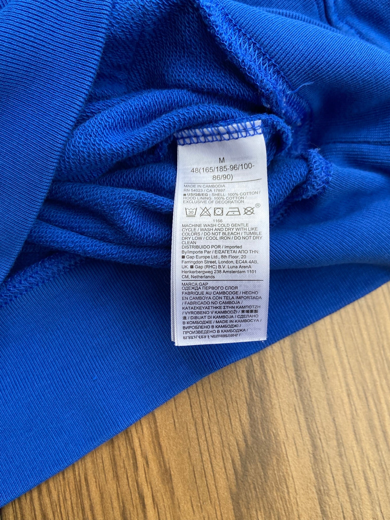 Bluza Gap Niebieska "M"
